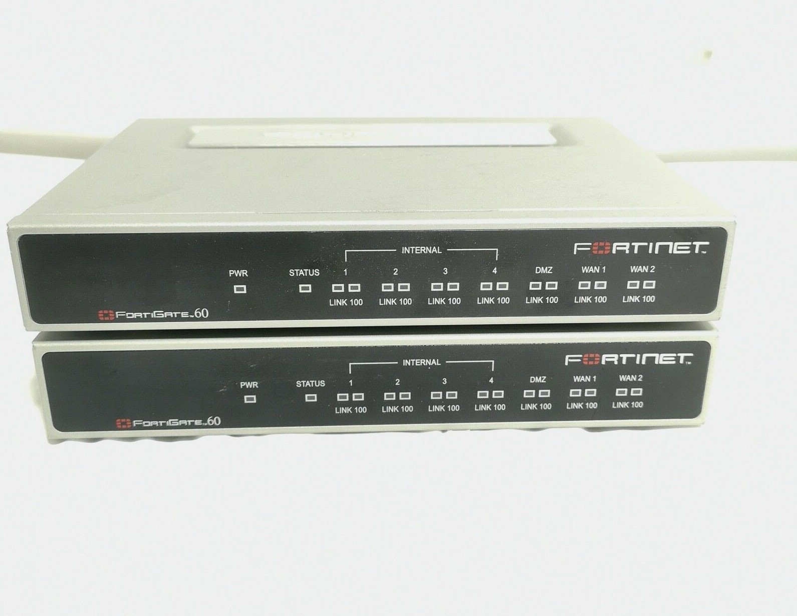 LOT OF 2 FortiGate 60, Serial Number FGT602906518391 eBay
