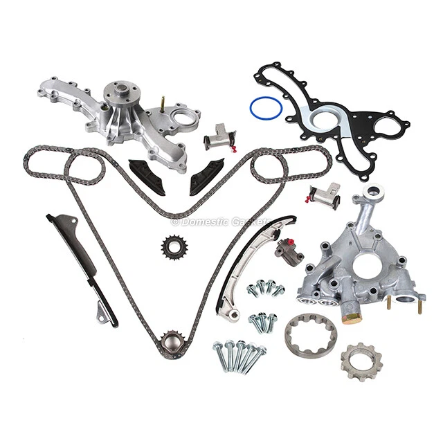 05-13 Toyota Lexus 3.5L DOHC Cadena de distribución Bomba de aceite Kit de bomba de agua 2GRFE 2GRFXE Foto 3 de 4