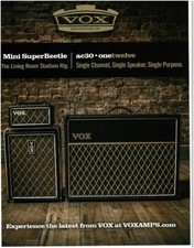VOX Mini Super Beetle 2018, AC30 Onetwelve amplificatore rivista annuncio