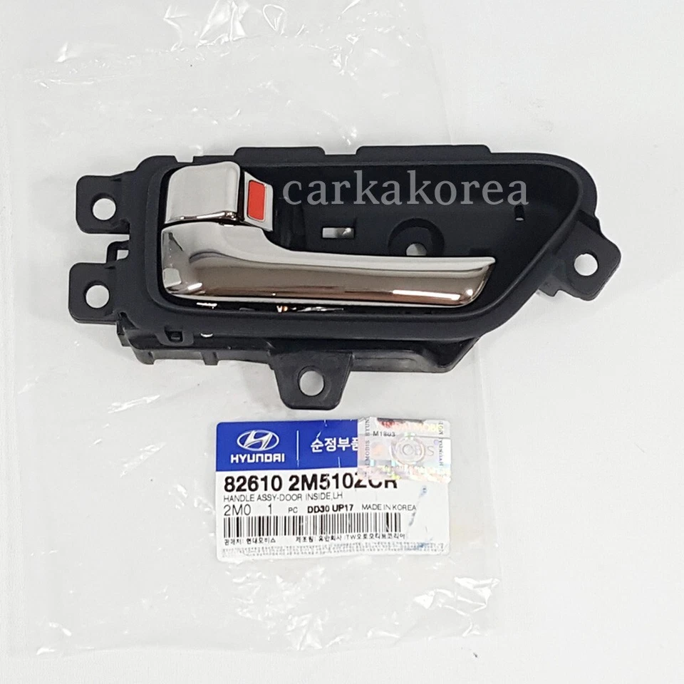 Manija de puerta interior izquierda genuina 826102M510ZCR para Hyundai Genesis cupé 2011-12 Foto 2 de 4