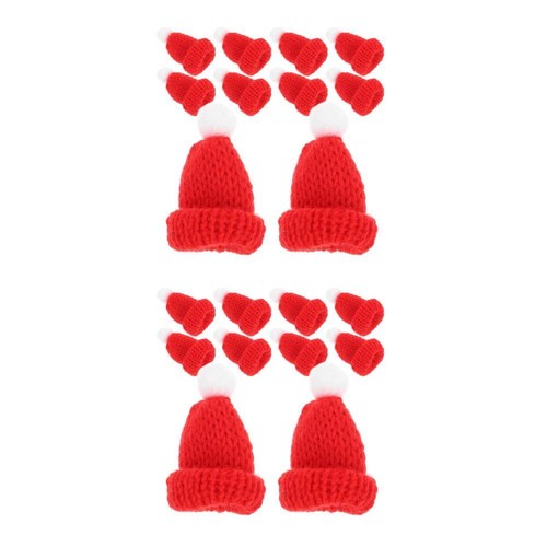 Puppe Weihnachten Hüte Weihnachten Party Favors Santa Hut Form - Bild 10 von 12