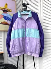 Vintage Puma Track Retro Jacket 90s 80s Light Purple