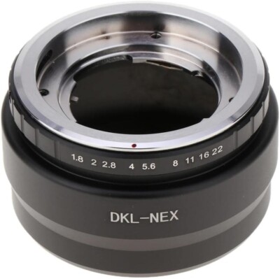 DKL NEX ADAPTER - PASST VOIGTLÄNDER, SCHNEIDER-KREUZ DKL OBJEKTIV auf SONY NEX/ALPHA