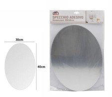 Miroir Adhésif En Forme Ovale Adhésif Mural Décoration Maison 30x40cm