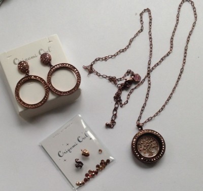 ORIGAMI OWL CHOCOLATE LIVING LOCKET ENSEMBLE NIB FREE SHIPPING