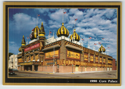 Continental Postcard 1990 Corn Palace in Mitchell, SD.
