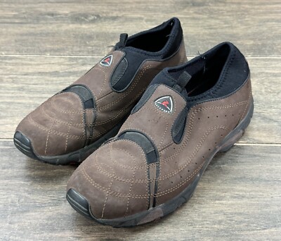 Ecco Receptor Shoes Mens 7.5 Eur 41 M Tan Brown Leather Slip On Outdoor Sneakers