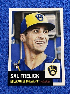 Milwaukee Brewers Rookie Sal Frelick  24 TOPPS Living Card #709 RC, Facsimile AU