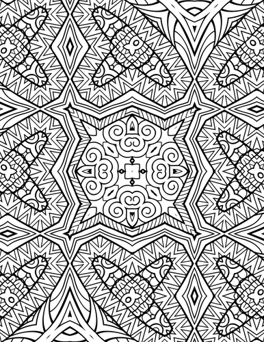 Mega Mandala Coloring Book – 1000 Unique Mandala Patterns for Stress Relief &... - Picture 6 of 9