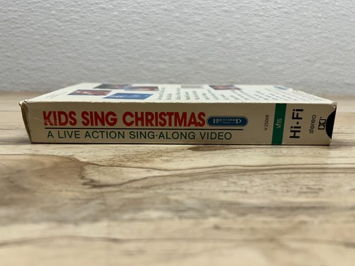 Vtg 1988 Kids Sing Christmas Live Action Sing-Along VHS Tape - Picture 9 of 9