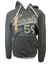 Superdry Super 59 Tokyo Pullover Hoodie Green Women  s Size U.S. 6 BRAND NEW