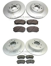 Pastillas de discos de freno delanteras y traseras para Hyundai Tucson 16-20 (305 mm + manual H/B)