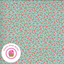 Moda POCKETFUL POSIES 33547 12 Blue Pink Floral CHLOE'S CLOSET Quilt FABRIC