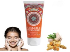 GINGER & TURMERIC Super Food FACIAL SCRUB 150ml ( Vegan)