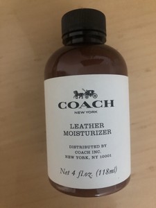 coach leather cleaner and moisturizer set