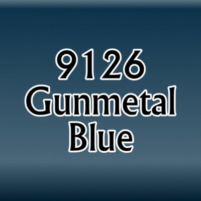 GUNMETAL BLUE Reaper Miniatures Master Series Paints REM09126 (0.5 oz Bottle)