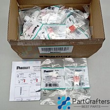 Fits Panduit Giga TX Cat6 jack Red CJ688TGRD BOX OF 50. Free shipping  