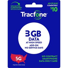 TracFone 3GB Data Add On for SmartPhone,Loaded Directly, fast  right