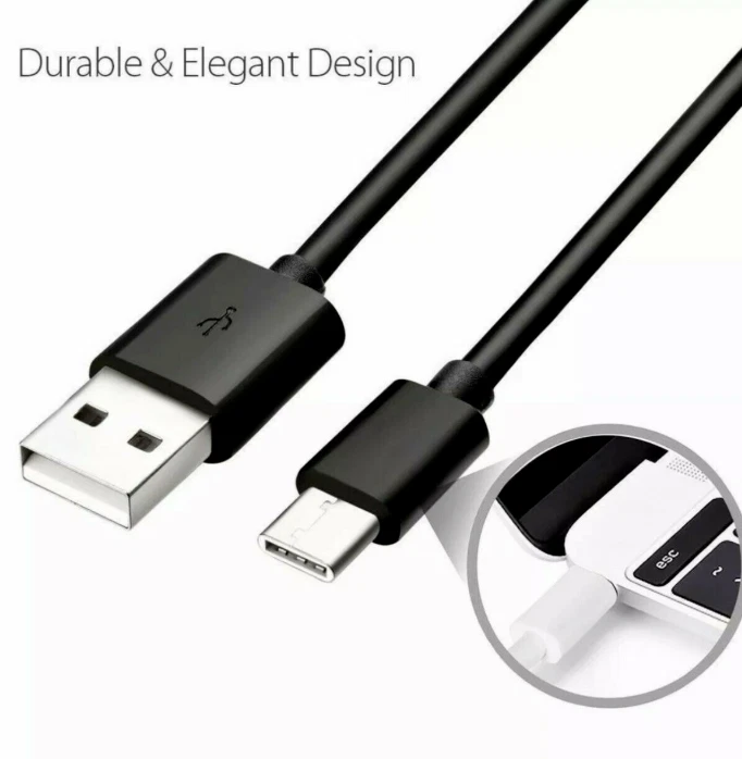 3x 6 FT Type C Cable Fast Charging Cord For Samsung Galaxy A11 A21 A51 A71 Black - Image 2 of 2