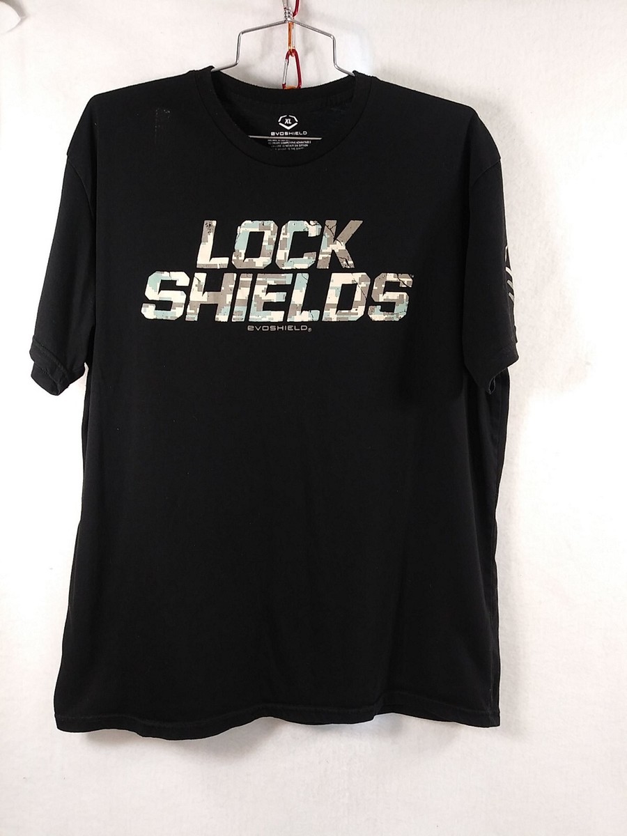 Evoshield Lock Shields T-Shirt (Black size XL Shirt