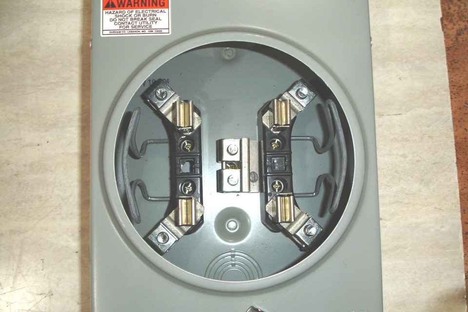 Durham Meter Socket Repair Kit Block 125 Amp | eBay