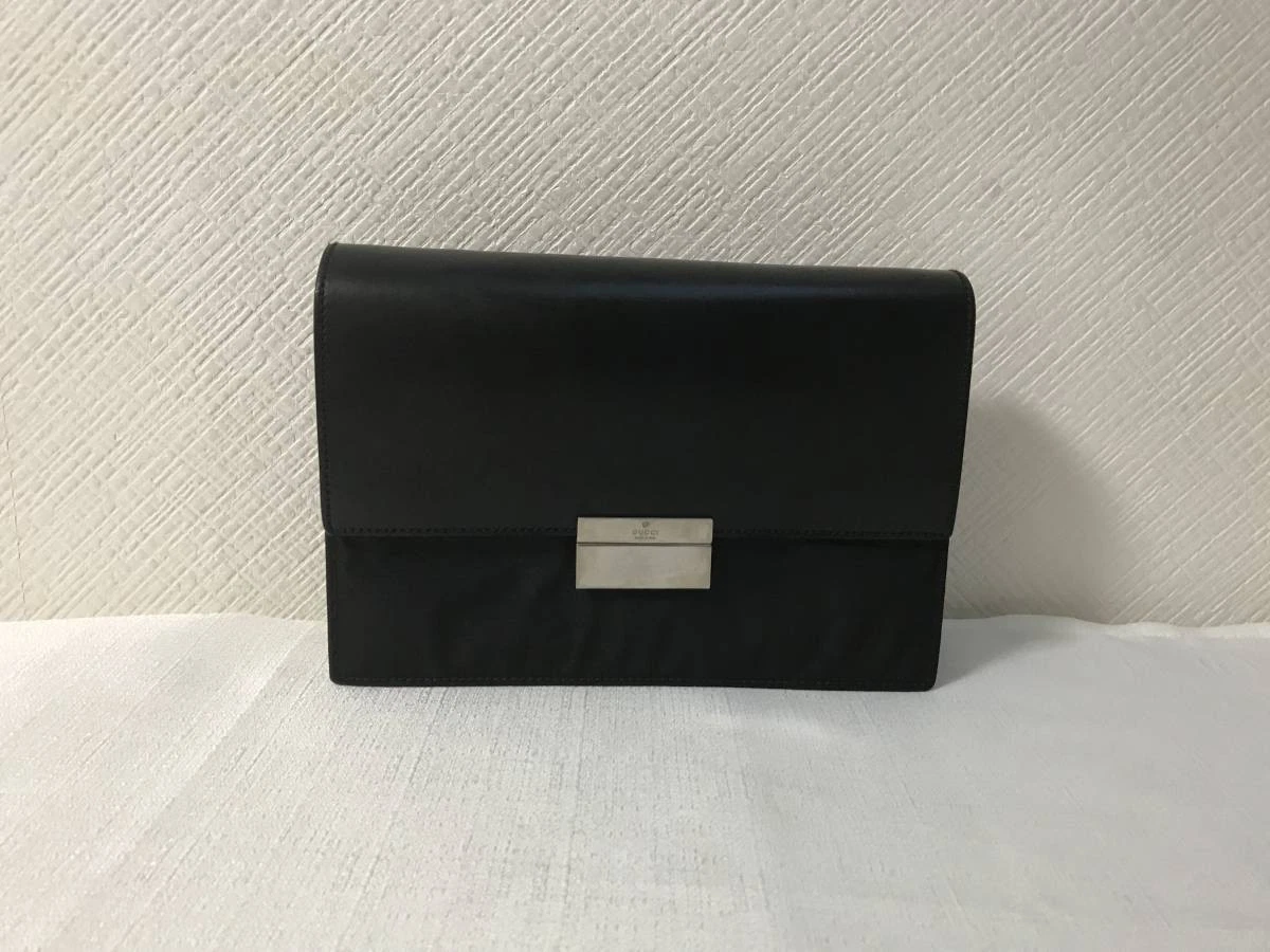 Gucci Sac à Main Cuir Nylon Pochette Deuxième Sac Business Bag Voyage Sac