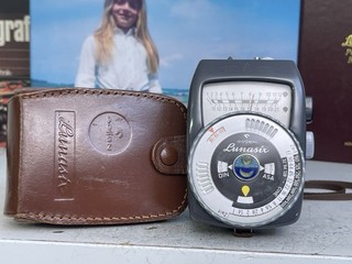 Gossen LUNASIX Studio Meter System Light Meter Meter Blichtungsmesser ETUI