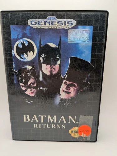Batman Returns Sega Genesis 1992 Game, Case, No Manual