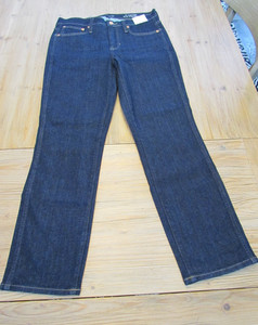 NWT J.Crew Women's Size 28 9" Vintage Slim Straight Jean Dark Rinse K5391 $128