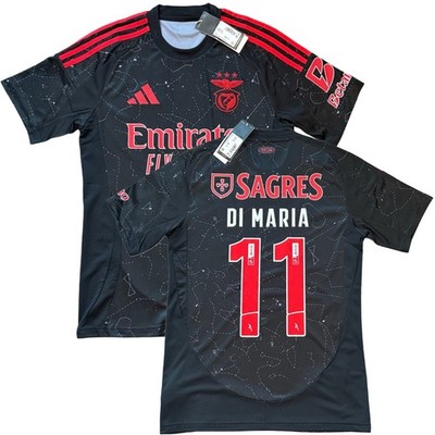 2023/24 ベンフィカ アウェイ 11番 ディ・マリア サッカーユニフォーム 2024/25 Benfica Away Jersey #11 Di Maria Small adidas Soccer