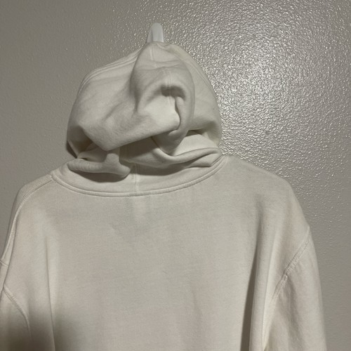 Notre Dame Adidas Irish Logo Pullover Hoodie White Mens XL - Picture 7 of 9