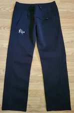 Kutting Weight Heat Generating Sauna Suit Pants Womens Size M Black Pockets KW