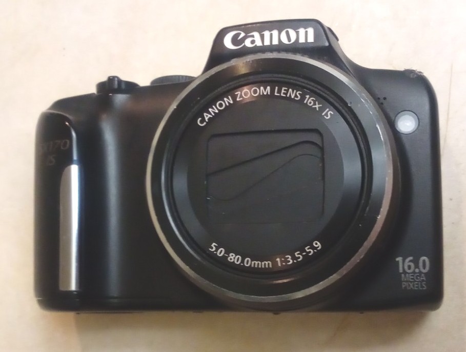 Canon PowerShot SX170 IS ブラック ジャンク品 Canon PowerShot SX170 IS 16.0MP Digital Camera - Black for