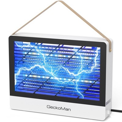Eliminate Indoor Flies Fast - 2 Pack GeckoMan LED Bug Zapper