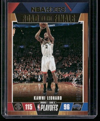 2019-20 Hoops #36 Kawhi Leonard Road to the Finals #/2019