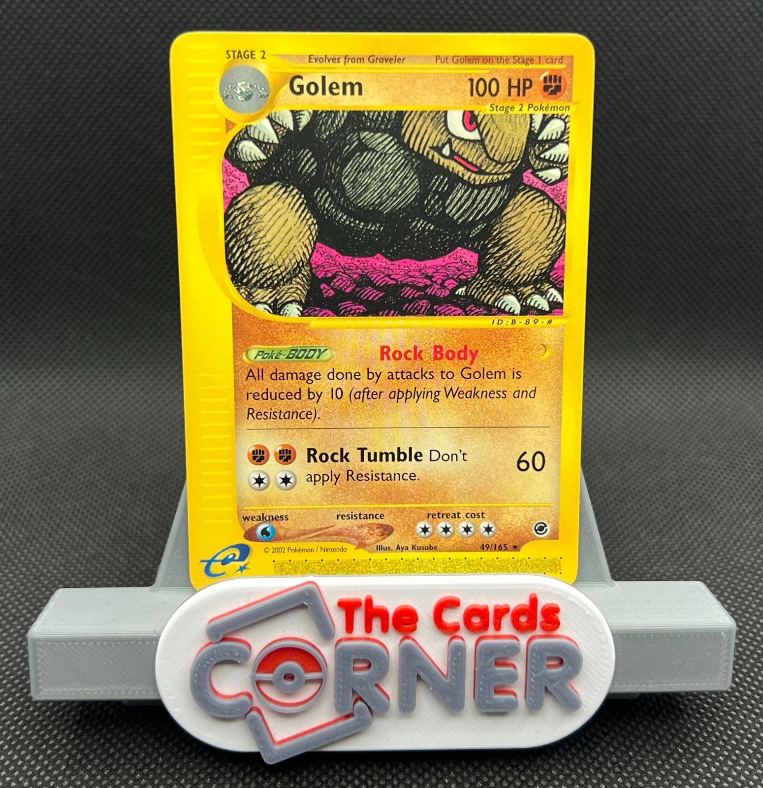 Golem Non Holo Rare 49/165 Pokemon Expedition NM