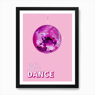Lets Dance Art Print Framed Wall Art Poster Canvas Print Picture