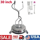 30" Pressure Washer Surface Cleaner Dual Handle Power Washer with Wheel 5200 PSI