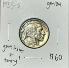 1935-S Buffalo Nickel ~ BU/Uncirculated ~ Better Date!