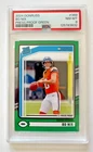 2024 Donruss #369 Bo Nix Press Proof Green PSA 8 Rated Rookie Card