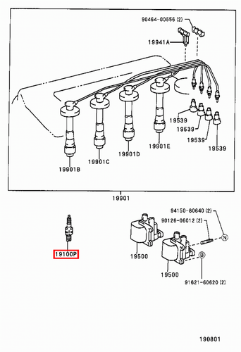 Genuine Prado VZJ95 VZJ90 VZJ125 VZJ121 VZJ120 5VZ 3.4 Petrol Spark Plug x6 - Picture 19 of 20