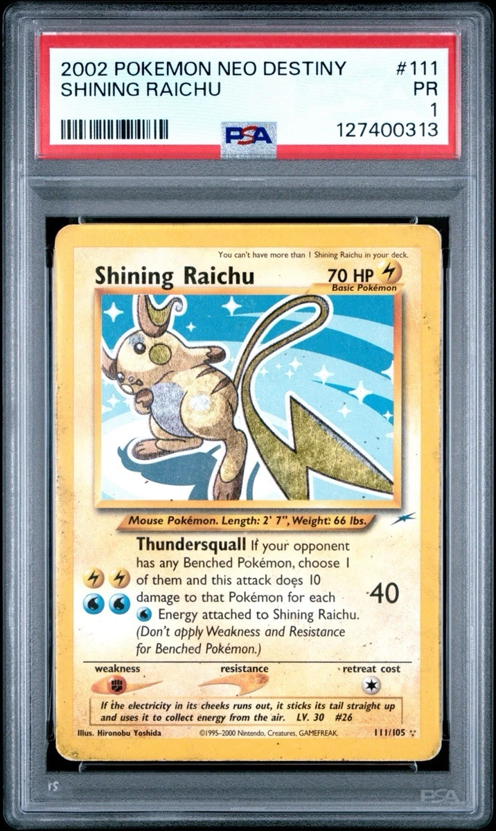 Shining Raichu for sale | eBay