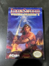 IronSword: Wizards  Warriors II Nintendo Entertainment System, 1989 CIB