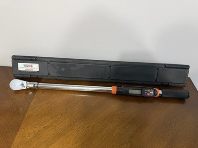 Matco 1/2'' Drive Flex Head Electronic Torque Wrench  Orange ETWC250F Tested!