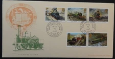 1985 Great Western Railway Bradbury FDC with Swindon SHS