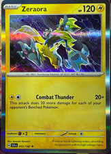 Zeraora Holo Rare - 055/142 - Stellar Crown Pokemon 2024