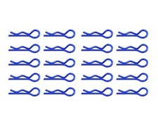 Karosserieklammern 28,5mm - 1,6mm blau für RC Modellbau 1:8 1:6 1:5 Federstecker