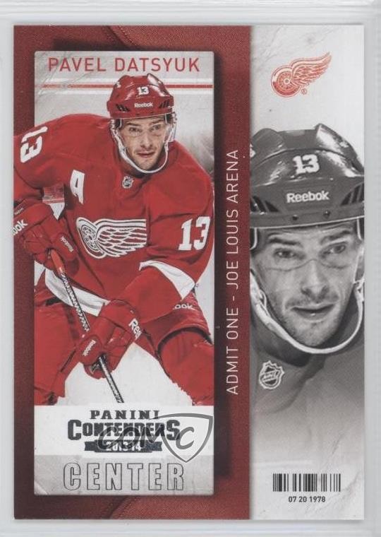 2013-14 Panini Playoff Contenders Pavel Datsyuk #45 HOF 0f4