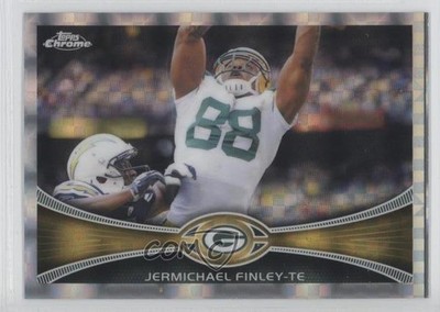 2012 Topps Chrome Retail X-Fractor Jermichael Finley #64 0e3
