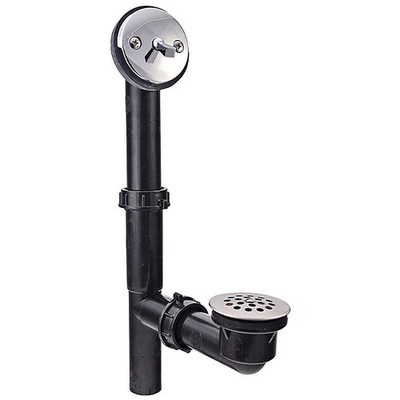 PPG 50961 for PlumbMaster Plastic Bath Waste With Trip Lever Black